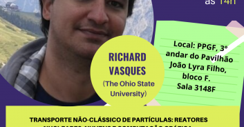 Seminário do Prof. Richard Vasques da Universidade de Ohio, EUA.
