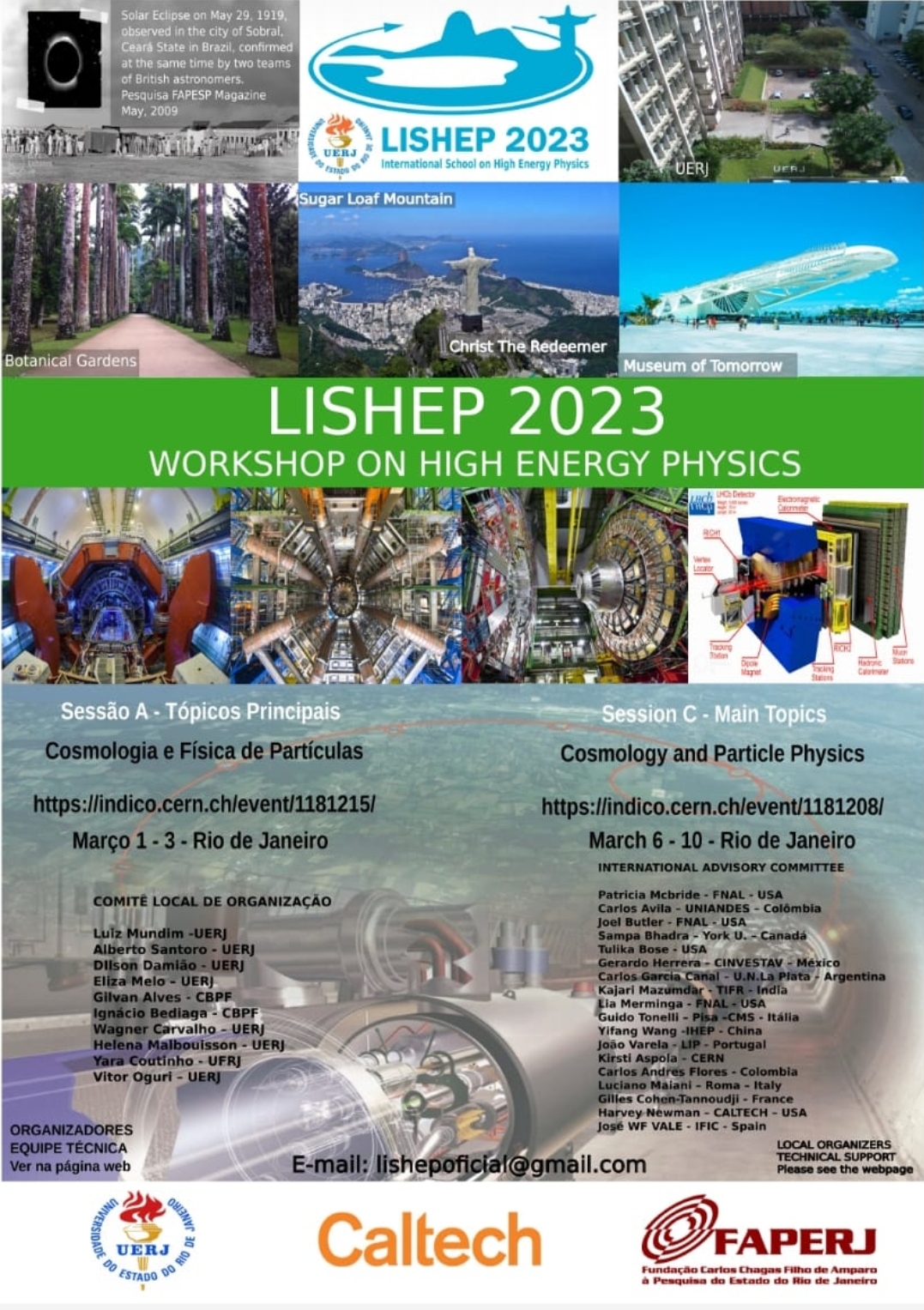 Inscrições abertas para o LISHEP 2023